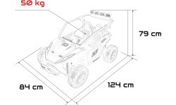 Детский электромобиль Buggy TURBO 23, чёрный