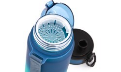 Sporta ūdens pudele Meteor 350 ml - Zila / zaļa