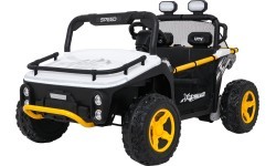 Bērnu elektromobilis Buggy UTV Speed, balts