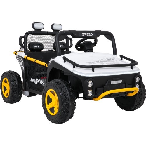 Bērnu elektromobilis Buggy UTV Speed, balts