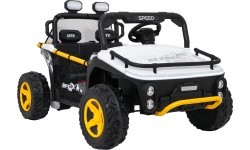 Bērnu elektromobilis Buggy UTV Speed, balts