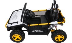 Bērnu elektromobilis Buggy UTV Speed, balts