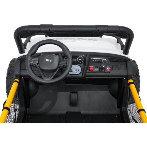 Bērnu elektromobilis Buggy UTV Speed, balts