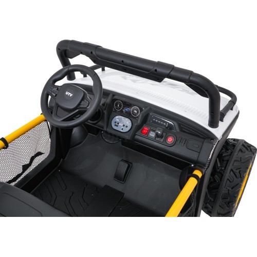 Bērnu elektromobilis Buggy UTV Speed, balts