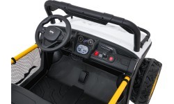 Bērnu elektromobilis Buggy UTV Speed, balts