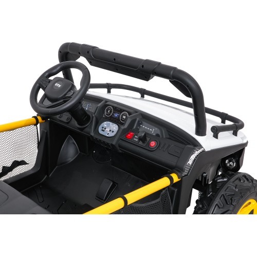 Bērnu elektromobilis Buggy UTV Speed, balts