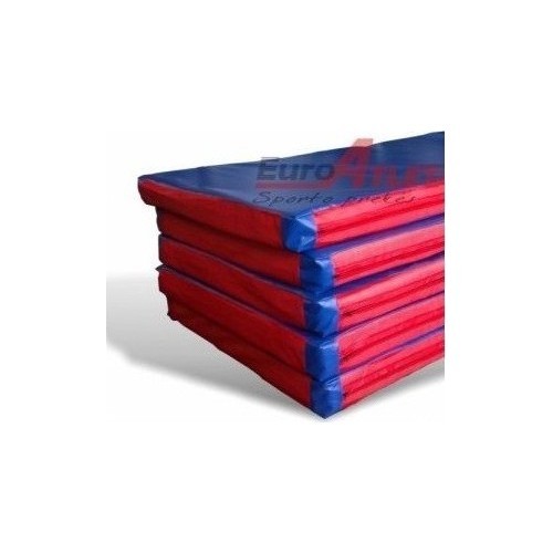 Non-slip gymnastics mat (100x100x10 cm), synthetic leather