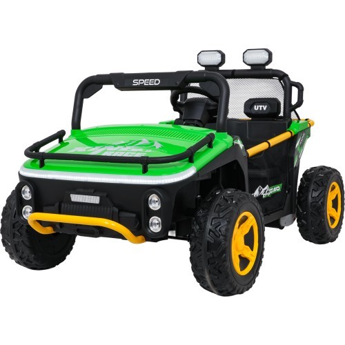 Elektromobilis bērniem Buggy UTV Speed, zaļš