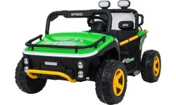 Elektromobilis bērniem Buggy UTV Speed, zaļš