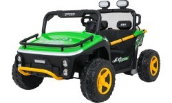 Elektromobilis bērniem Buggy UTV Speed, zaļš