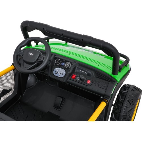 Elektromobilis bērniem Buggy UTV Speed, zaļš
