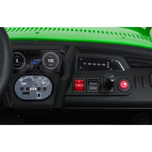 Elektromobilis bērniem Buggy UTV Speed, zaļš