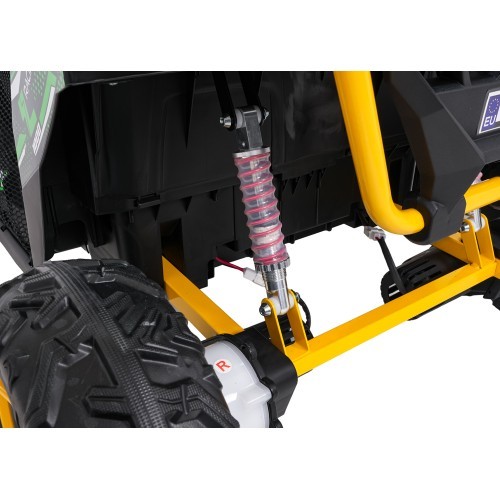 Elektromobilis bērniem Buggy UTV Speed, zaļš