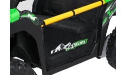 Elektromobilis bērniem Buggy UTV Speed, zaļš