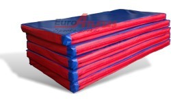 Padded gymnastics mat, synthetic leather (200x100x5cm)