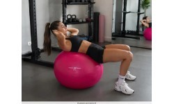 Vingrošanas bumba Anti-Burst 65 cm rozā Marbo Sport