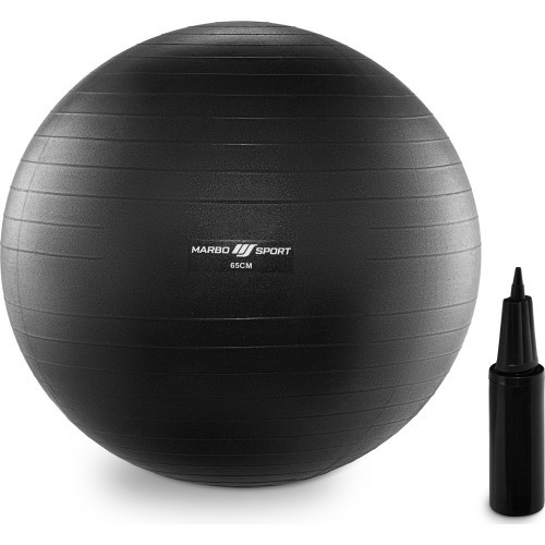 Vingrošanas bumba Anti-Burst 65 cm melna Marbo Sport