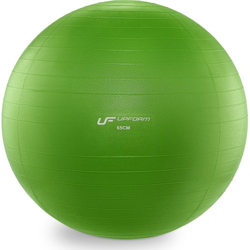 Profesionāla vingrošanas bumba Anti-Burst 65 cm, zaļa, UpForm