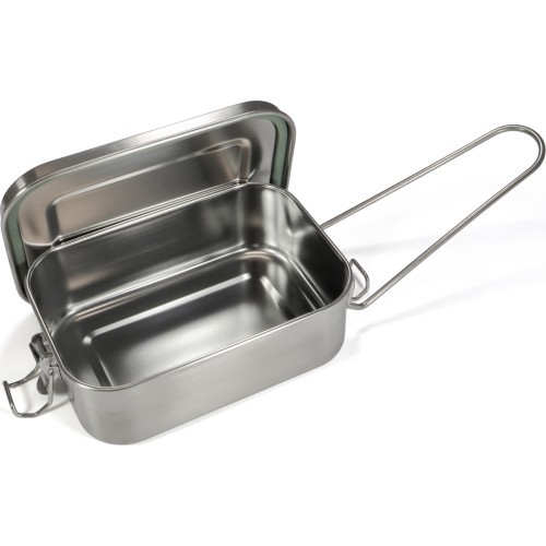 Origin Outdoors Lunchbox 2 in 1 'stainless steel'