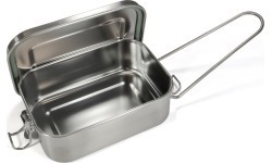Origin Outdoors Lunchbox 2 in 1 'stainless steel'