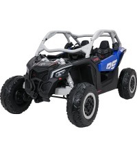 Elektriskais bērnu bagijs Maverick Turbo RR zili pelēks