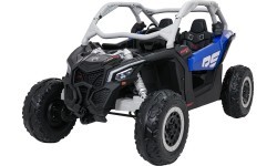 Elektriskais bērnu bagijs Maverick Turbo RR zili pelēks
