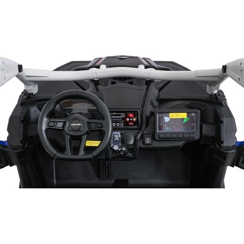 Elektriskais bērnu bagijs Maverick Turbo RR zili pelēks