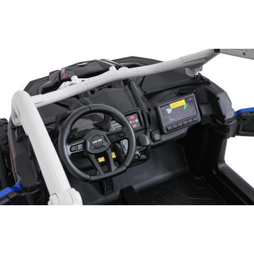 Elektriskais bērnu bagijs Maverick Turbo RR zili pelēks