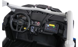 Детский электромобиль багги Maverick Turbo RR сине-серый