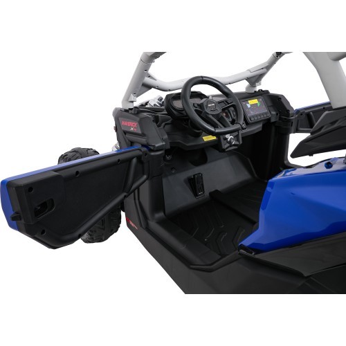 Elektriskais bērnu bagijs Maverick Turbo RR zili pelēks