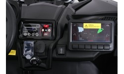 Elektriskais bērnu bagijs Maverick Turbo RR zili pelēks