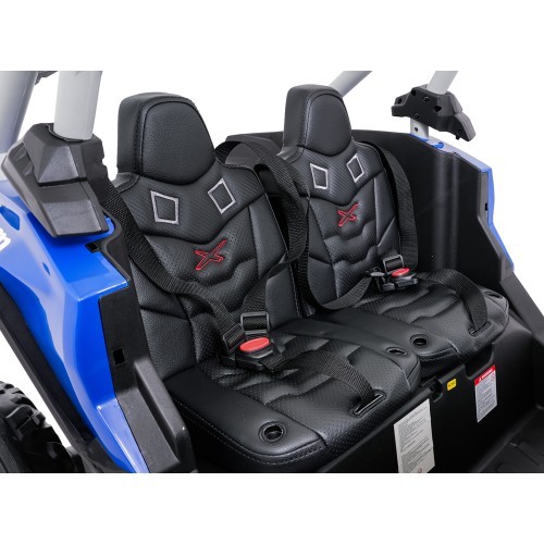 Elektriskais bērnu bagijs Maverick Turbo RR zili pelēks