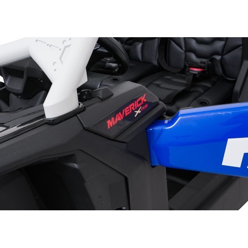 Детский электромобиль багги Maverick Turbo RR сине-серый