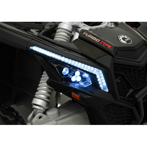 Elektriskais bērnu bagijs Maverick Turbo RR zili pelēks