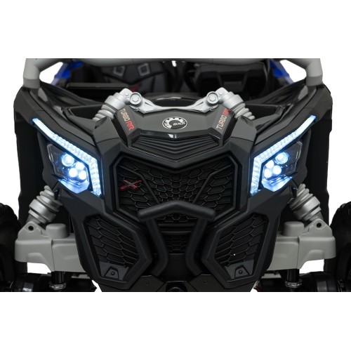 Elektriskais bērnu bagijs Maverick Turbo RR zili pelēks