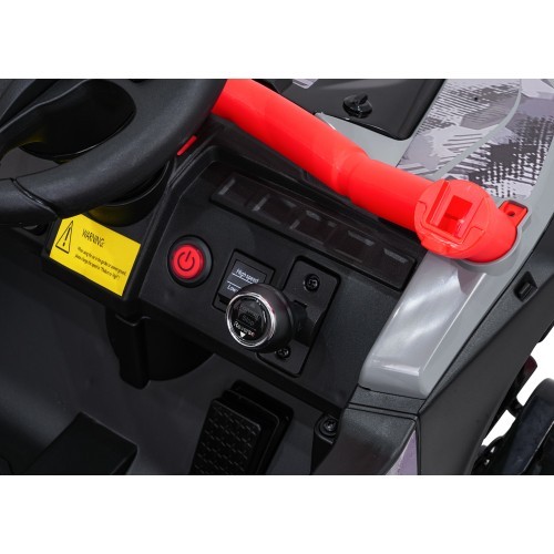 Elektromobilis Kawasaki TERYX KRX1000 Buggy sarkans