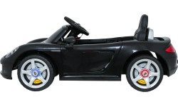 Elektromobilis Porsche 911 Carrera, melns