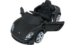 Elektromobilis Porsche 911 Carrera, melns