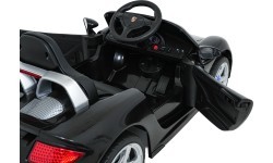 Elektromobilis Porsche 911 Carrera, melns