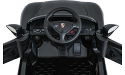 Электромобиль Porsche 911 Carrera, черный
