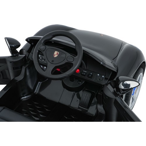 Elektromobilis Porsche 911 Carrera, melns