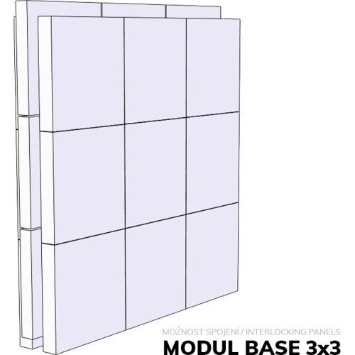 YATE YATEX Modul Base II 45x45x20 cm bílá-bílá
