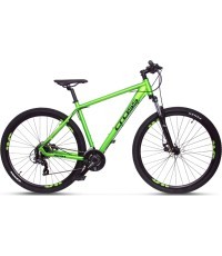 Kalnu velosipēds Cross GRX 7 29", 21 ātrums, izmērs 18" (46 cm), zaļš