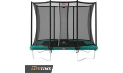 Батут BERG Ultim Favorit Regular 280 Green с защитной сеткой Comfort