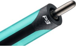 Biljarda kija Predator P3 Teal LL, Uni-Loc, Revo šahta, melna Vault Plate, 12,9 mm UL