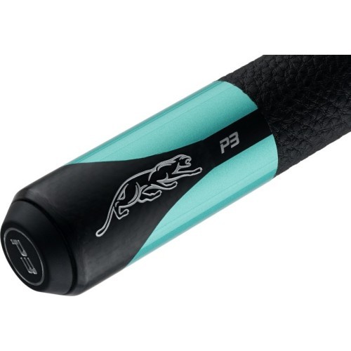 Biljarda kija Predator P3 Teal LL, Uni-Loc, Revo šahta, melna Vault Plate, 12,9 mm UL