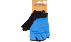Force Fun cycling gloves, size M (blue)