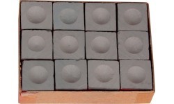 Бильярдный мел Master, серый, 12 шт.