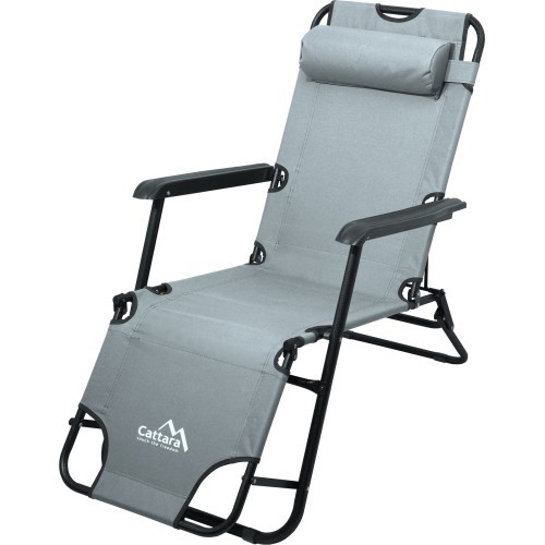 Sauļošanās krēsls COMFORT pelēks