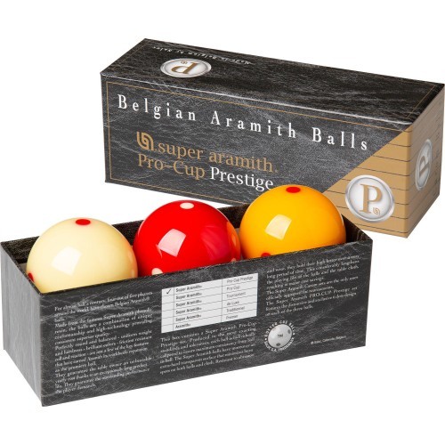 Biljarda bumbiņu komplekts Super Aramith Prestige 61,5 mm